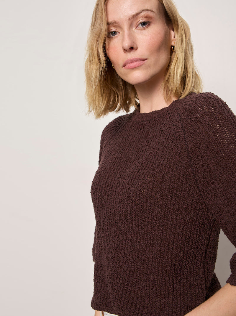 Raglan Sweater Tee Rich Soil alt 3
