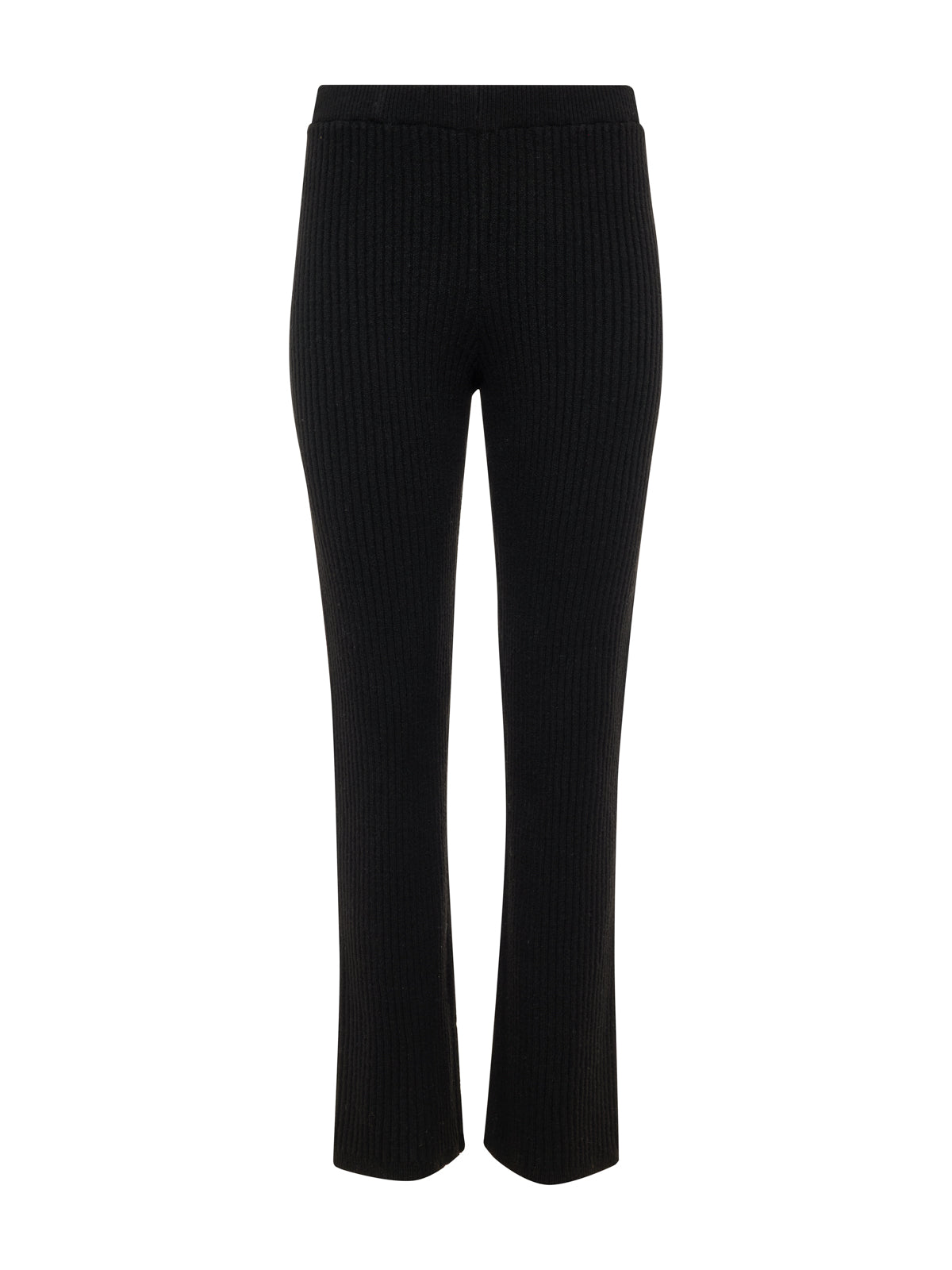 So Soft Ribbed Sweater Legging Black Extended Sizing