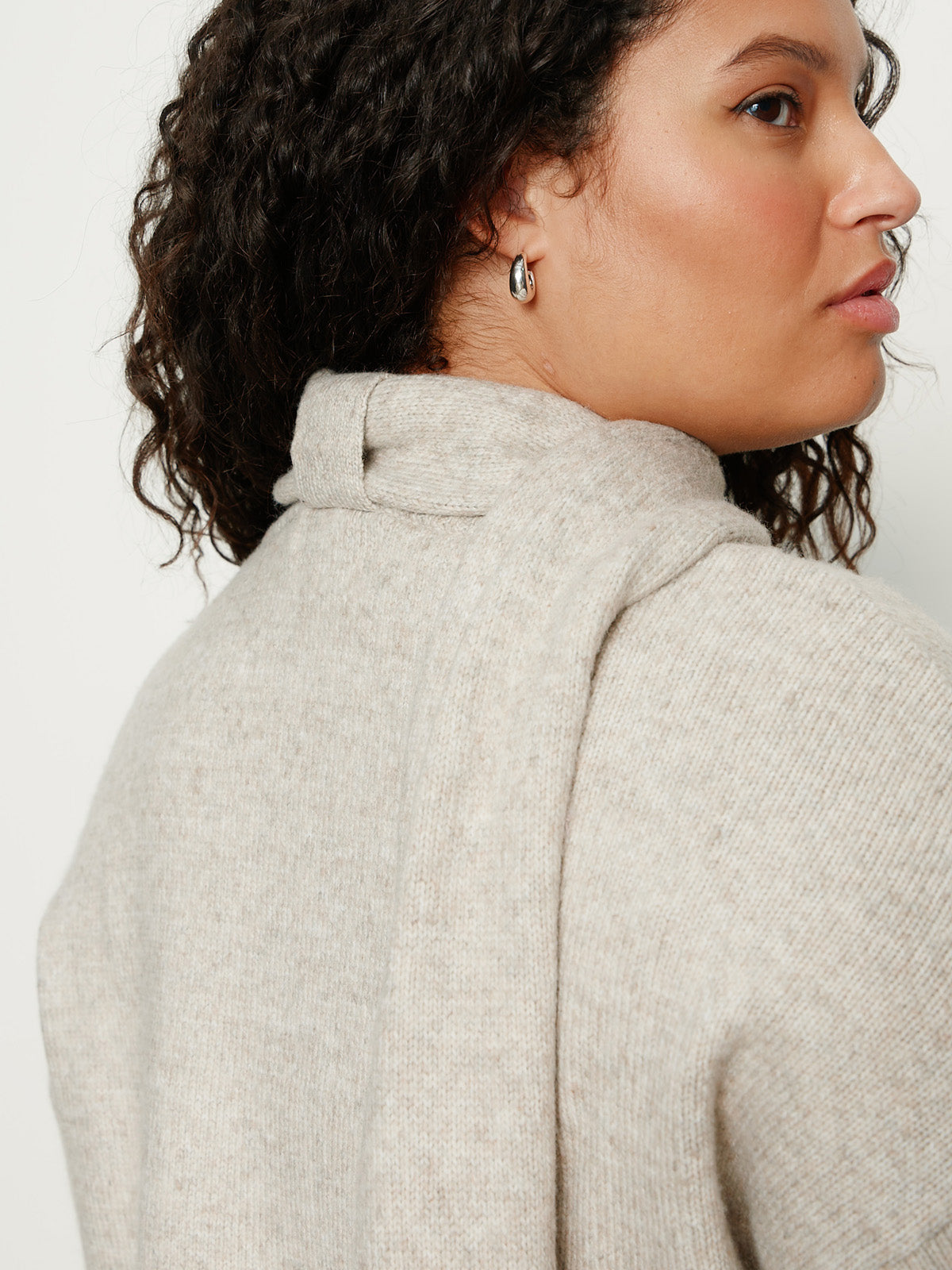 Go-To Sweater Heather Wheat Extended Sizing