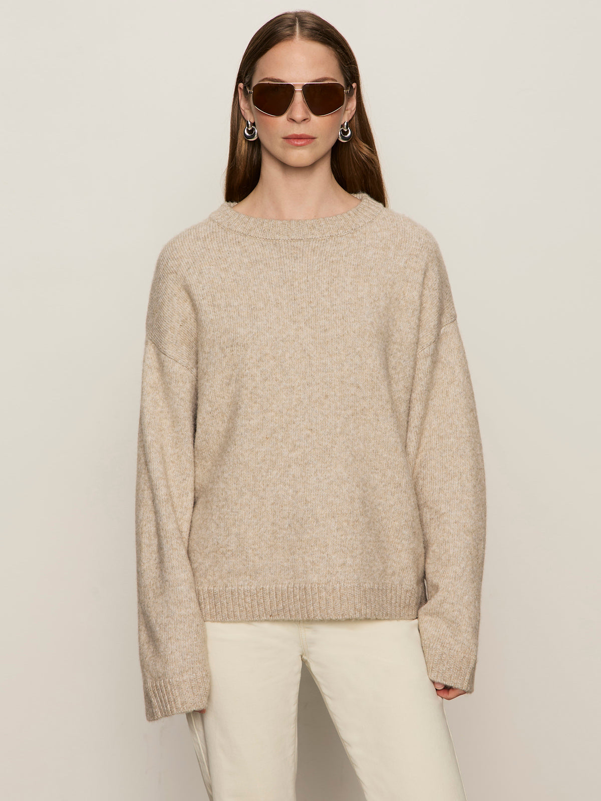 Go-To Sweater Heather Wheat