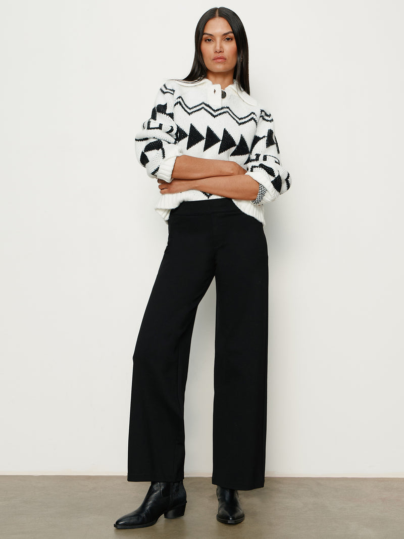 Below Zero Fairisle Popover Chalk And Black Fairisle alt 4
