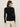Sporty Rib Zip Up Black With Chalk Tipping