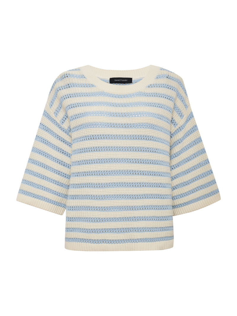 Elle Sweater Tee Blue Aura/Collagen alt 6