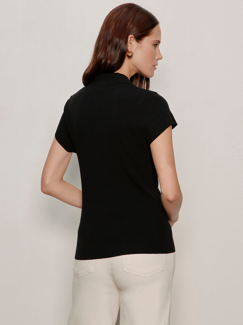 Lover Girl Ribbed Sweater Black alt 2