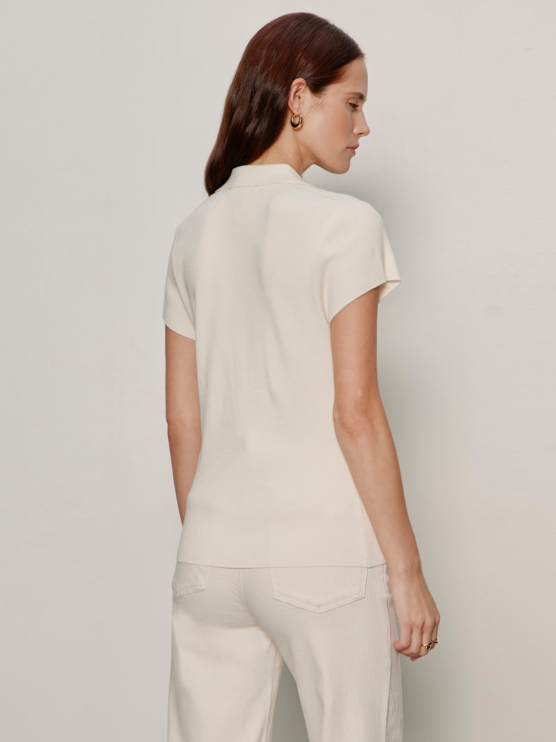 Lover Girl Ribbed Sweater Collagen alt 1