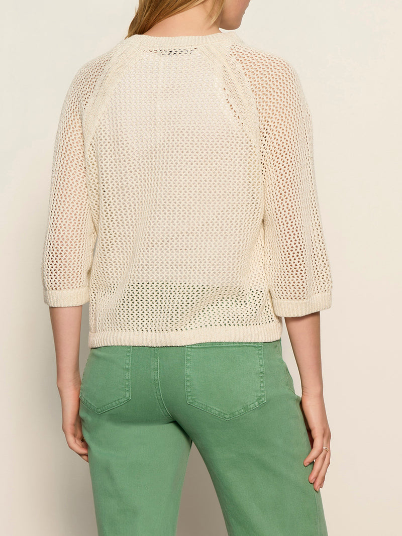 Metallic Sweater Tee Collagen Petite Sizing alt 1