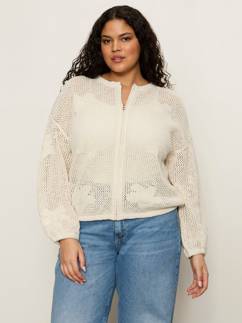 Daily Escape Flower Pop Bomber Collagen Extended Sizing