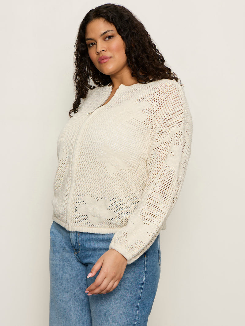 Daily Escape Flower Pop Bomber Collagen Extended Sizing alt 2