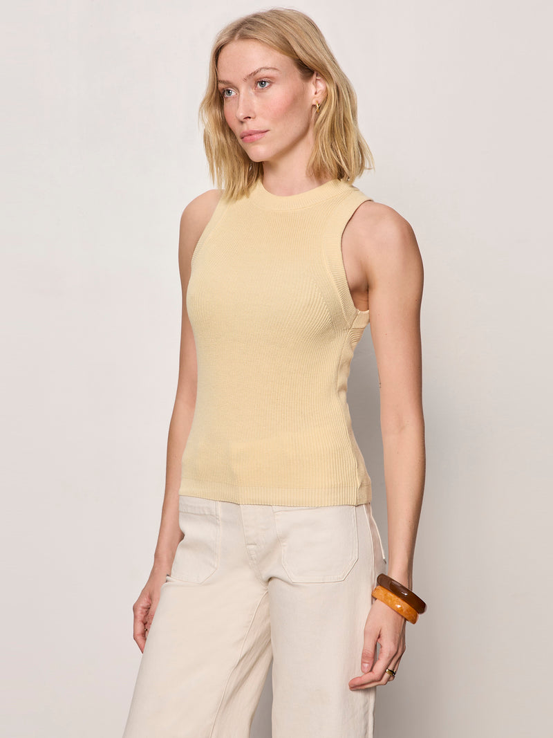 In The Mix Sweater Tank Banana alt 3