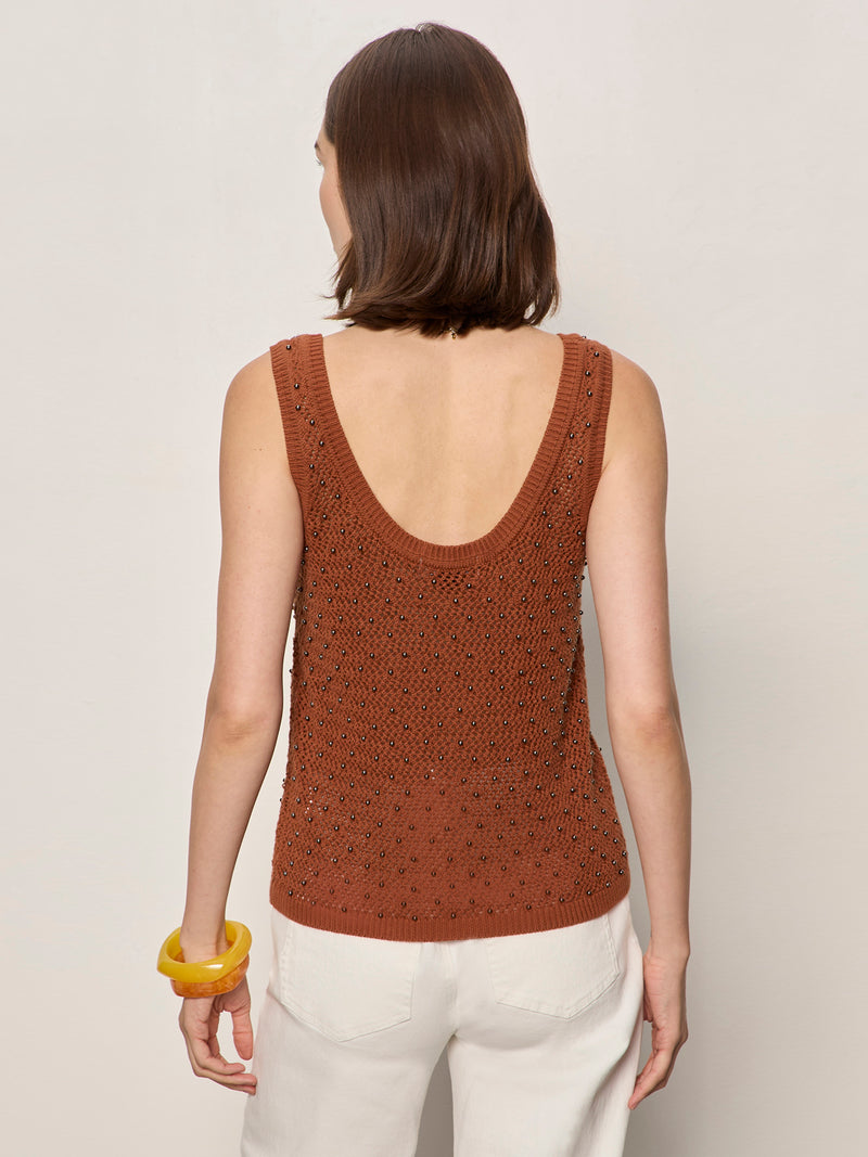 Dune Studded Tank Ancient Clay alt 1