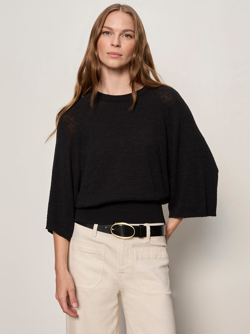 About Us Relaxed Pullover Black