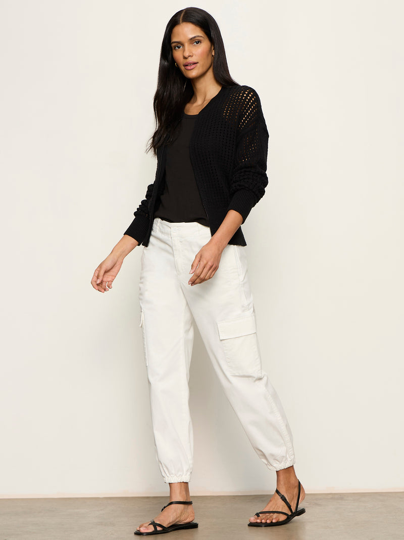 Laguna Openwork Bomber Black alt 4