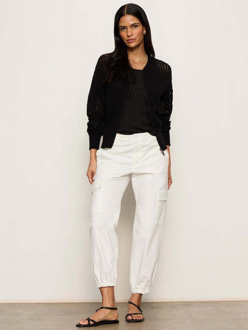 Laguna Openwork Bomber Black alt 3