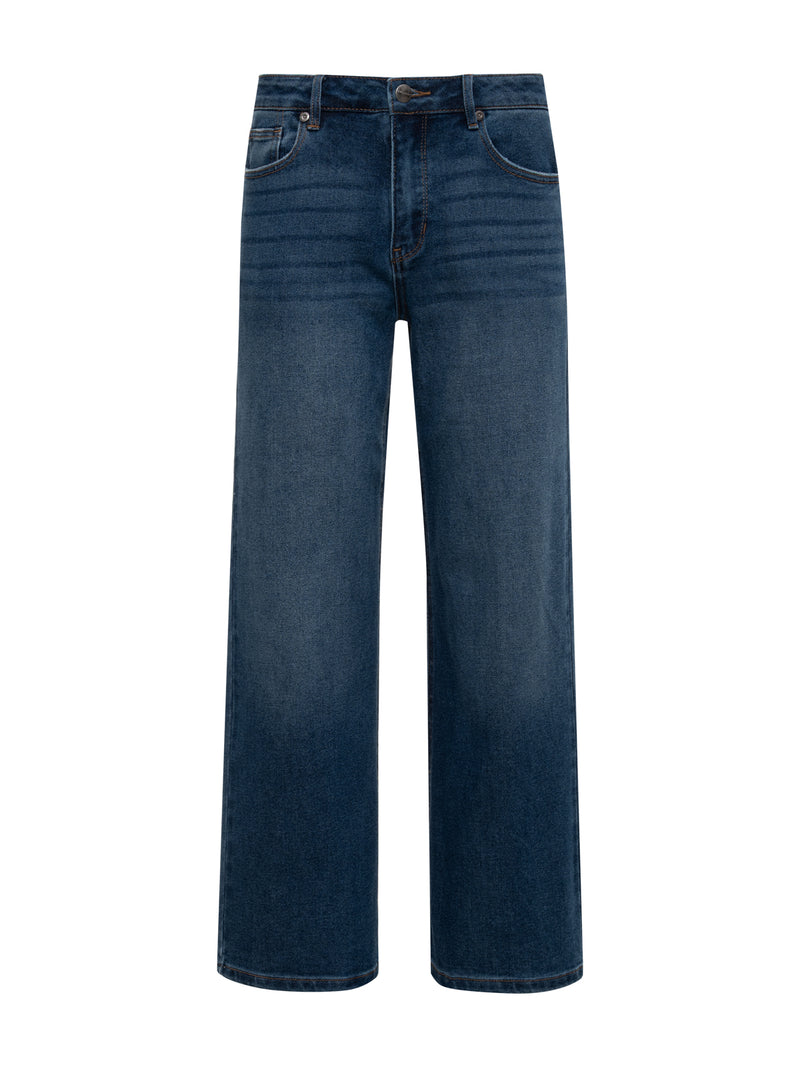 Ekara Crop Jean Dark Wash alt 5