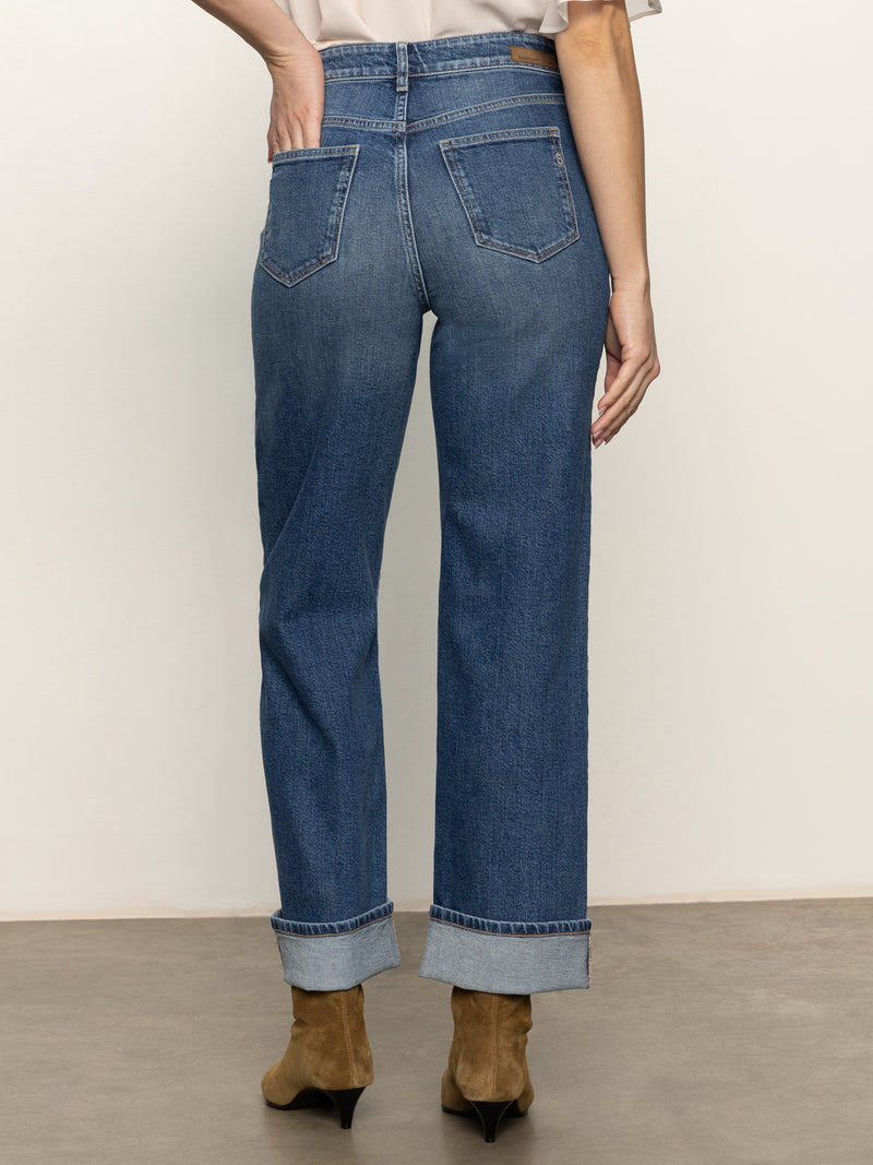 Soleil 90's Straight Jean Indigo Medium alt 2
