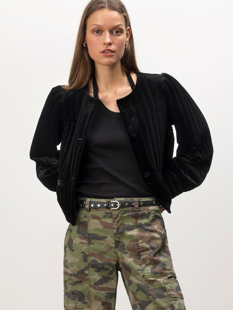 Pepper Velvet Jacket Black