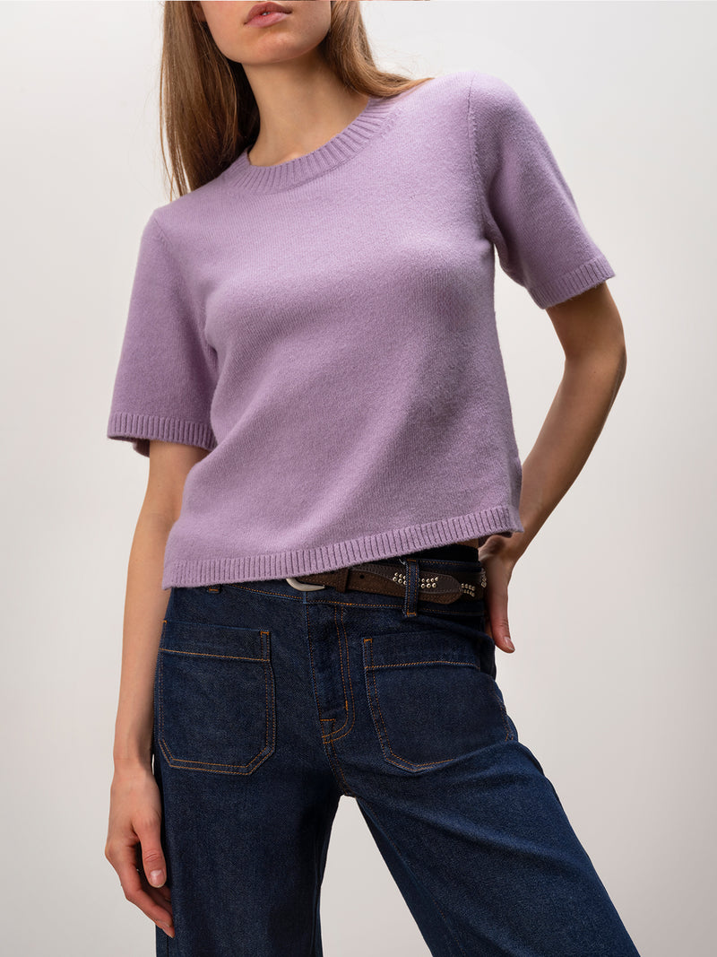 Perfect Sweater Tee Purple Haze
