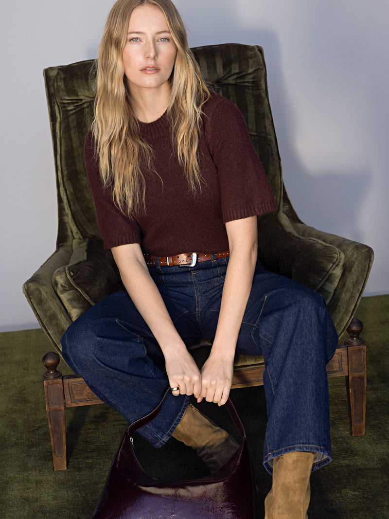 Perfect Sweater Tee Chicory alt 5