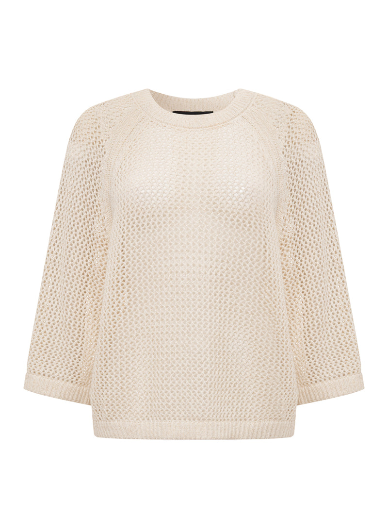 Metallic Sweater Tee Collagen Petite Sizing alt 3