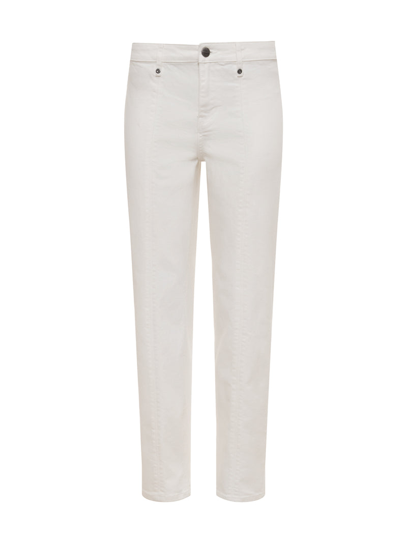 Nixie Slim Straight Ankle Jean Chalk alt 5