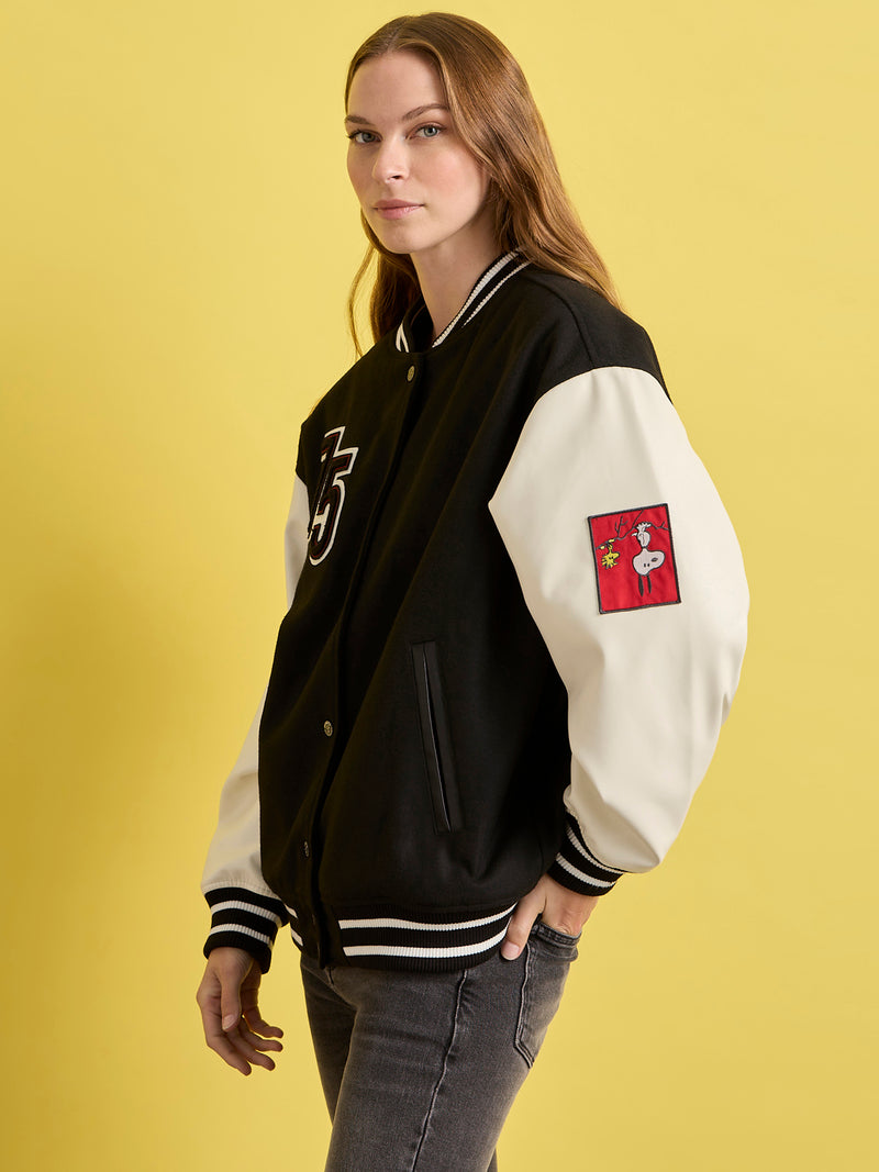Sanctuary x PEANUTS 75th Anniversary Varsity Jacket alt 4
