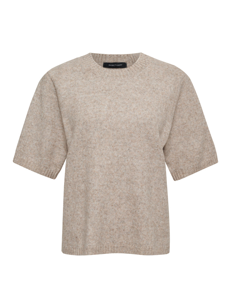 Perfect Sweater Tee Heather Pearl Extended Sizing alt 6