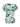 The Sanctuary Clothing "The Perfect Tee Green Inked Impressions" is a women's short-sleeve t-shirt with a relaxed fit, crew neckline, and a white and green abstract leaf pattern.