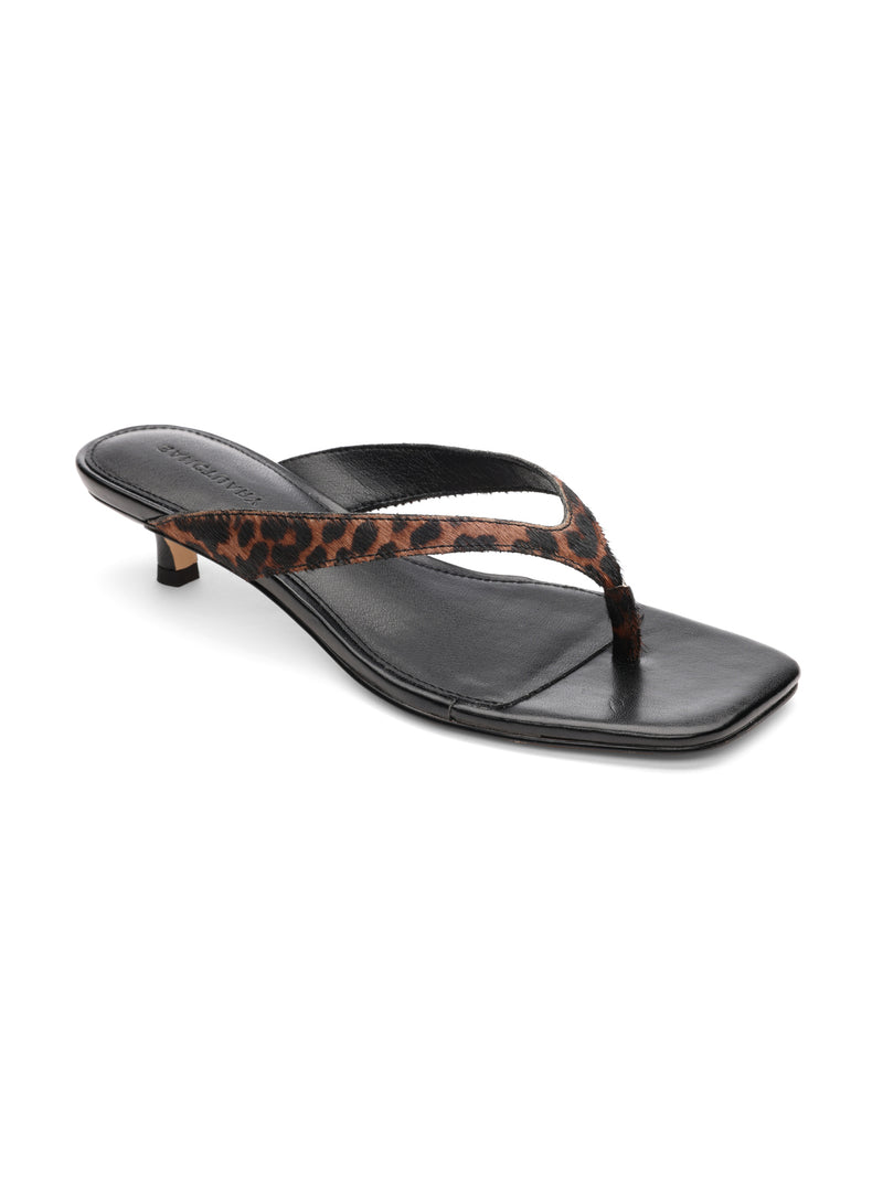 Ease Sandal Black Brown Leopard