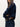 Bubble Hem Bomber Jacket Dark Denim