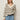 Airy Openwork Sweater Chalk Black Stripe - Sanctuary Clothing
