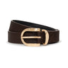 All Day Calf Hair Belt Choco Brown - Sanctuary Clothing