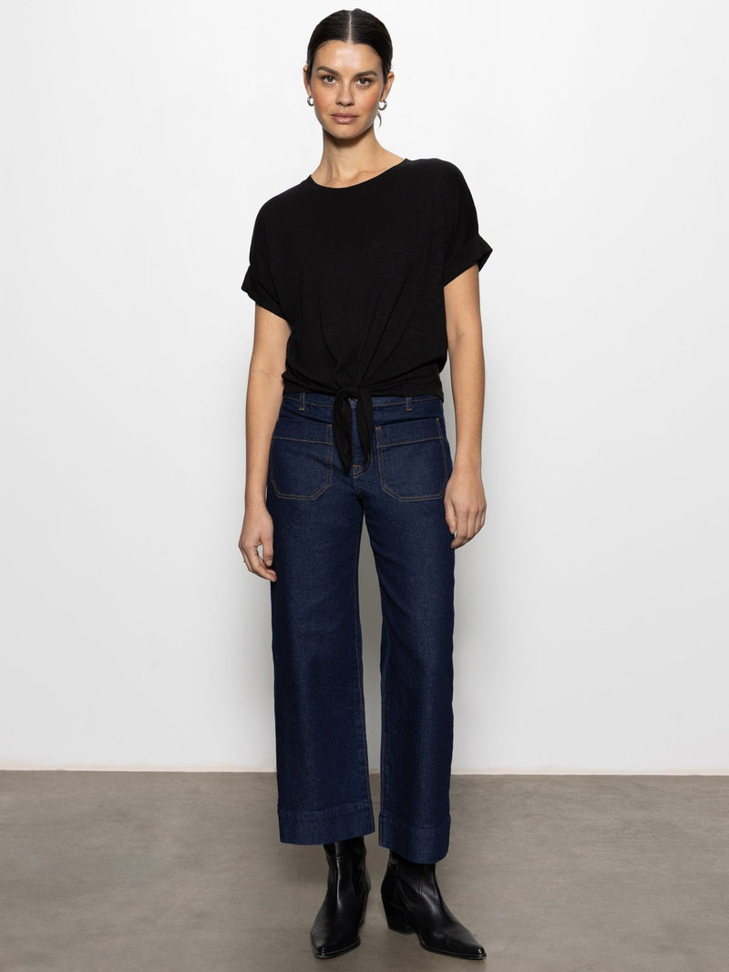 All Day Tie Tee Black alt 4