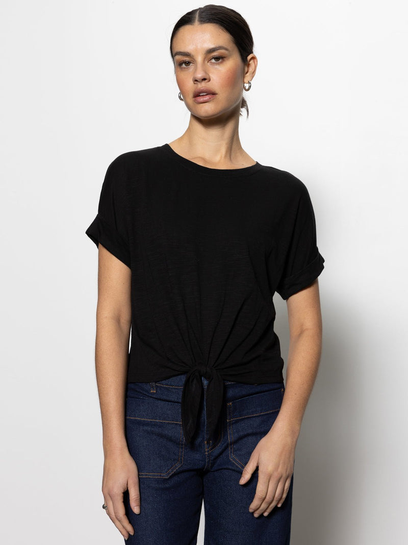 All Day Tie Tee Black alt 1
