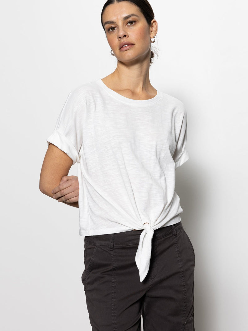 All Day Tie Tee White alt 4
