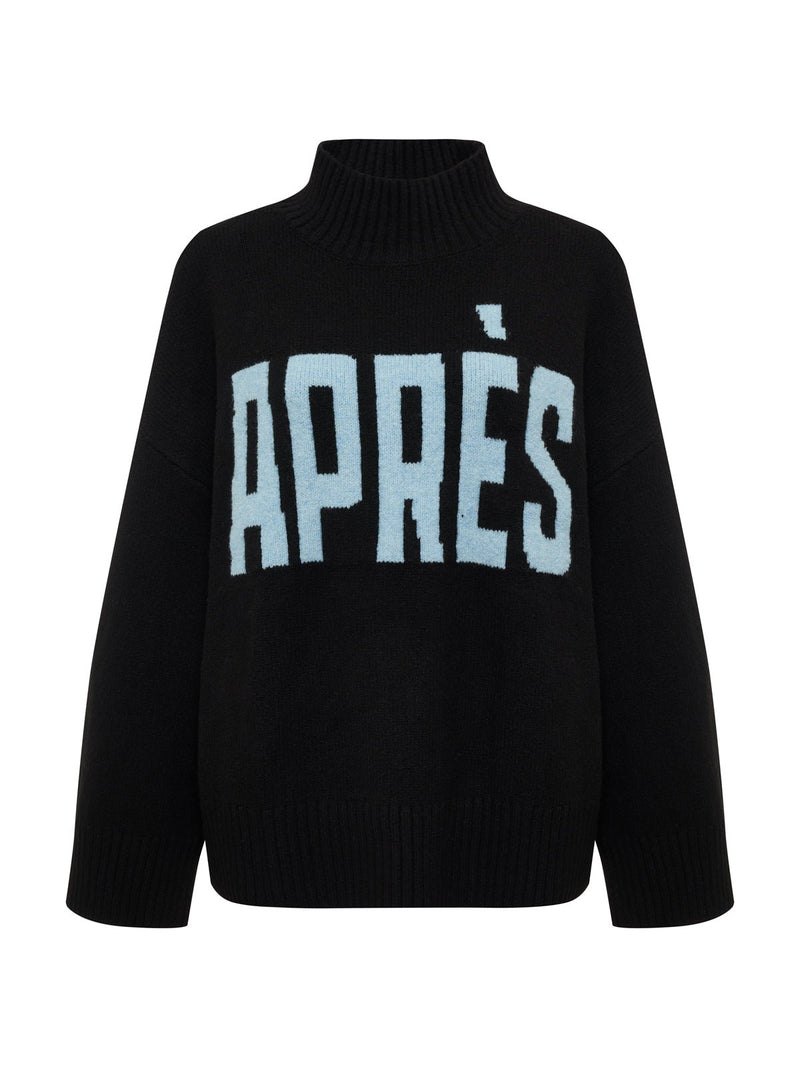 Apres Ski Sweater Black/Aquamarine alt 6
