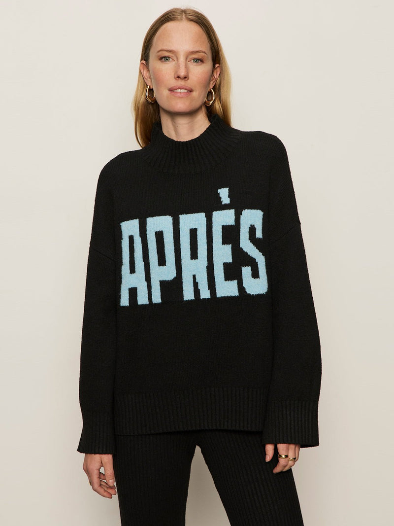 Apres Ski Sweater Black/Aquamarine alt 1