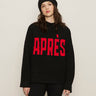 Apres Ski Sweater Black/Mars Red - Sanctuary Clothing