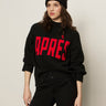 Apres Ski Sweater Black/Mars Red Petite Sizing - Sanctuary Clothing