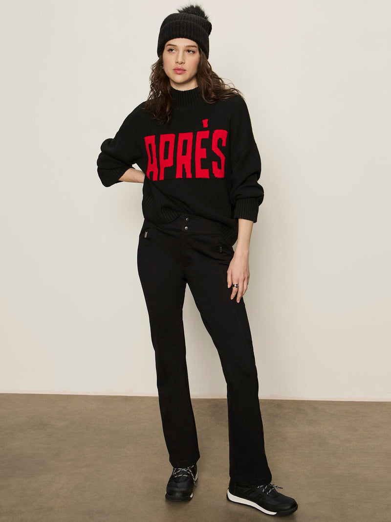 Apres Ski Sweater Black/Mars Red Petite Sizing alt 4