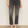 Astra Kick Crop Jean Washed Black Denim - Sanctuary Clothing
