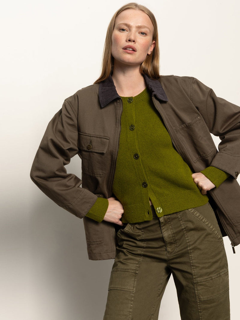 Barn Jacket Burnt Olive alt 5
