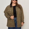 Barn Jacket Burnt Olive Extended Sizing - Sanctuary Clothing