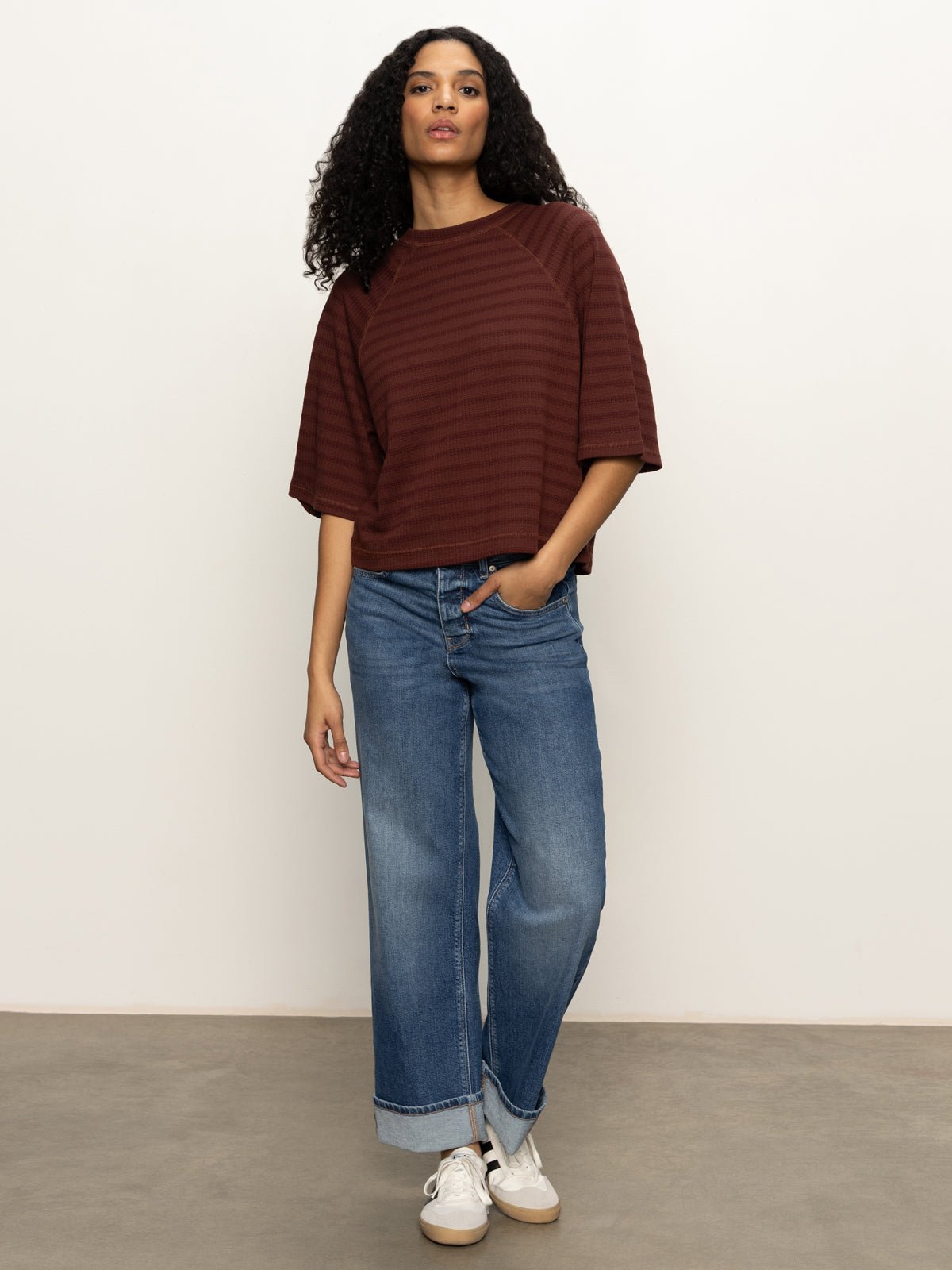 Boxy Raglan Tee Chicory - Sanctuary Clothing