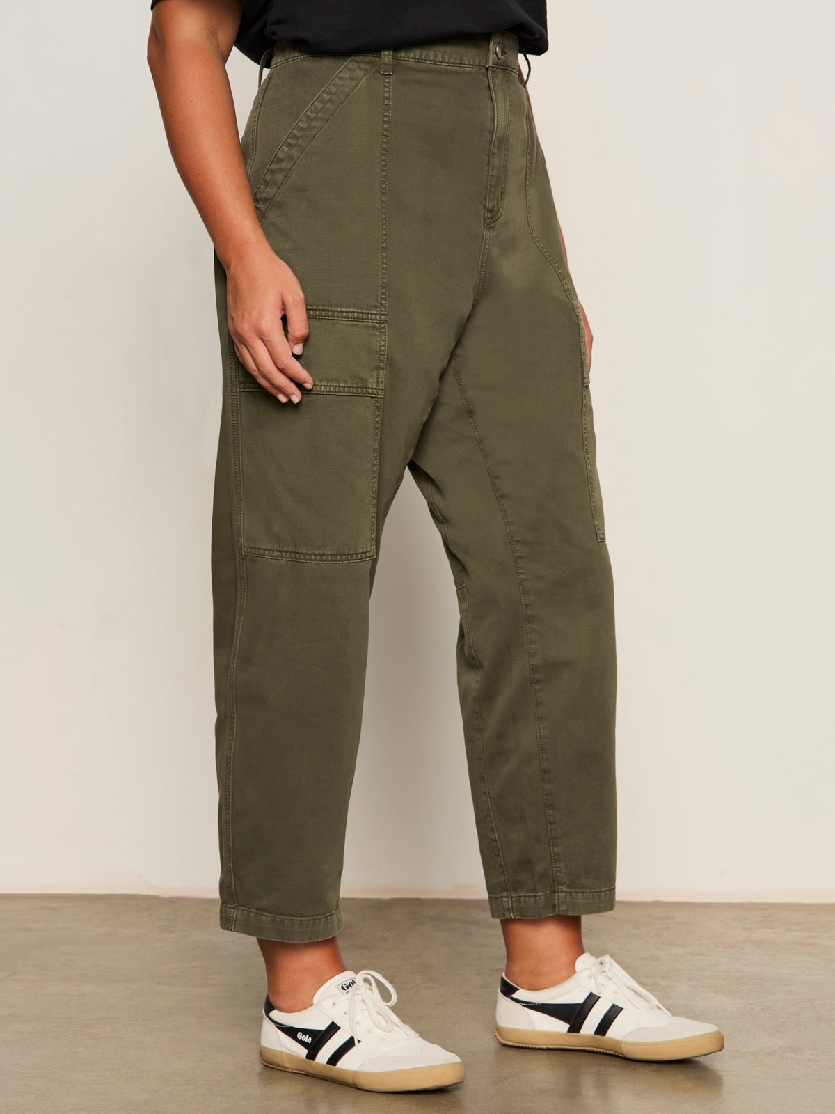 Boyfriend Utility Pant Kalamata Extended Sizing - Sanctuary Clothing