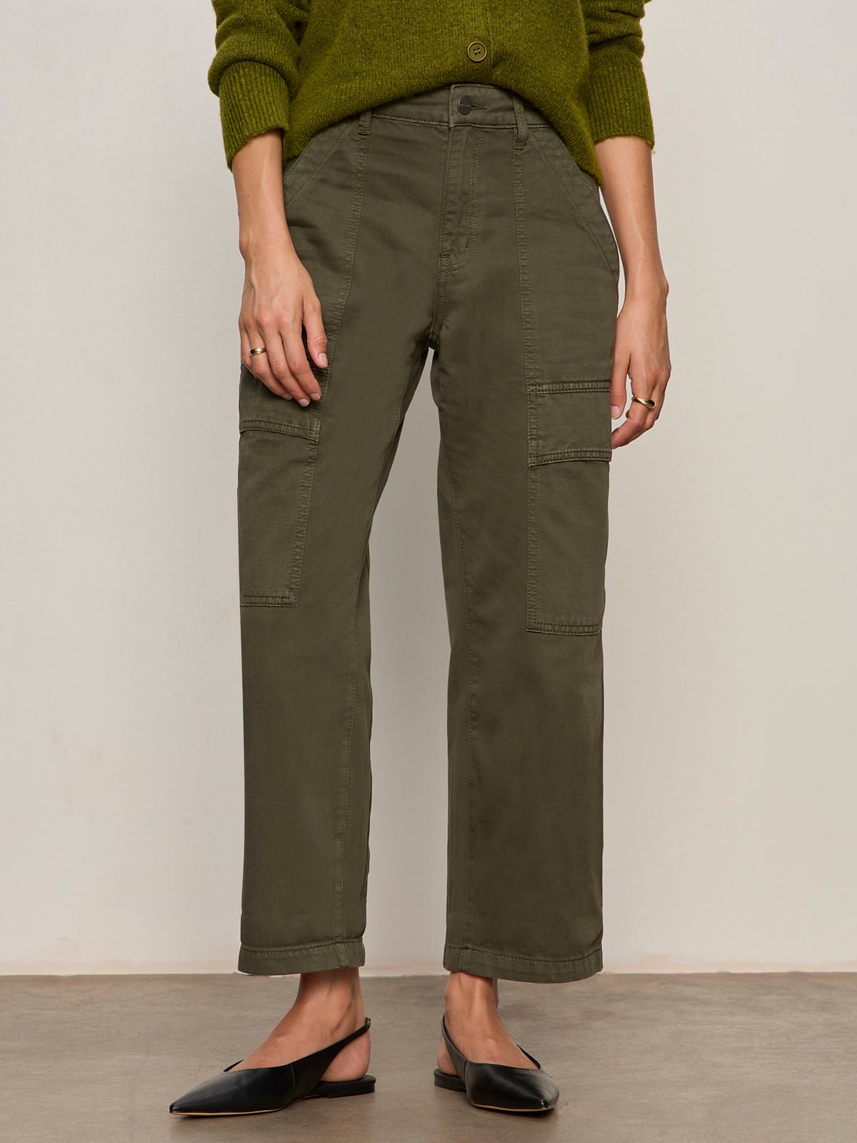 Boyfriend Utility Pant Kalamata Petite Sizing - Sanctuary Clothing