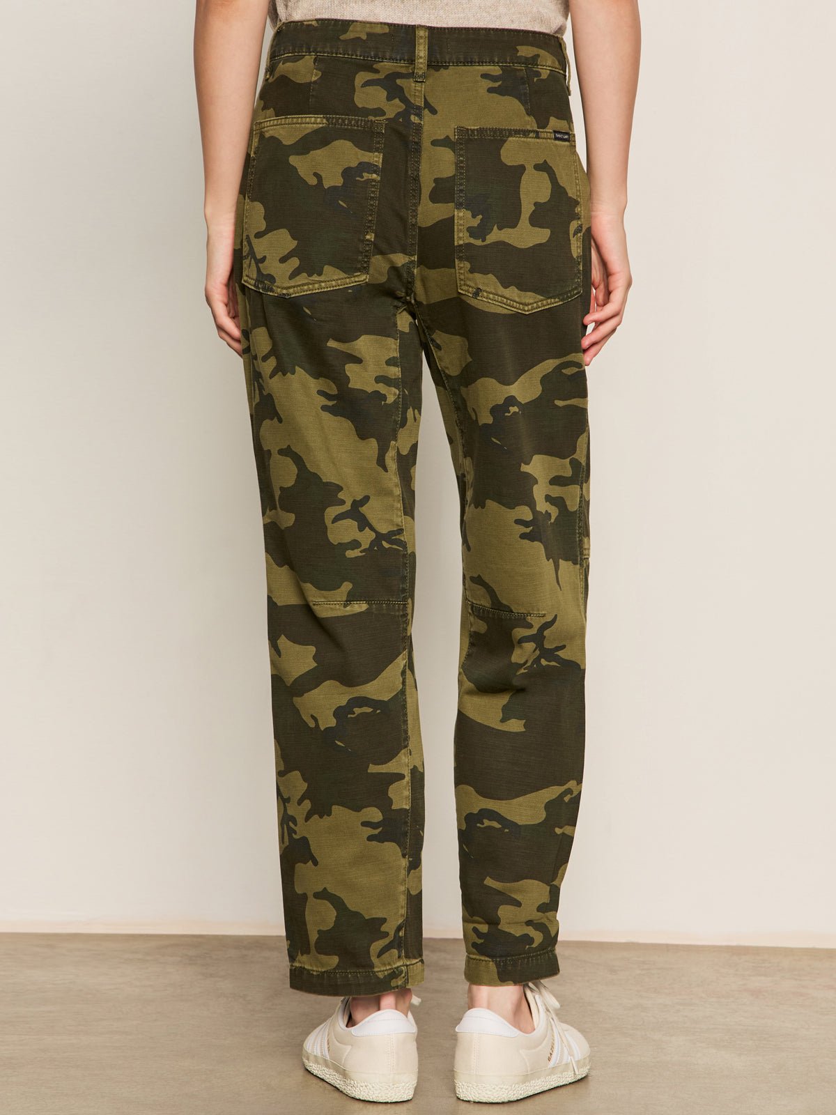 Boyfriend Utility Pant Rambler Camo - Sanctuary Clothing