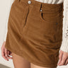 Briar Corduroy Mini Skirt Bronze - Sanctuary Clothing