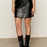 Broadway Leather Skirt Black - Sanctuary Clothing