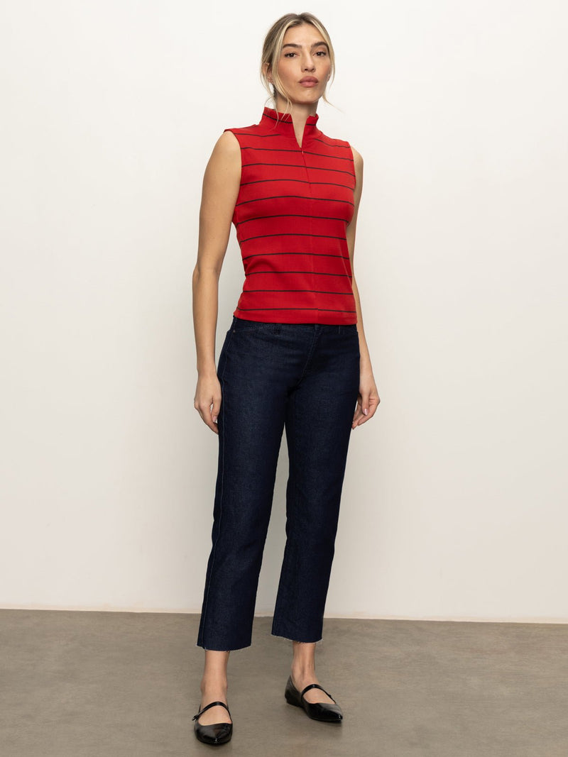 Cadence 90'S Straight Crop Jeans Plot Twist alt 5