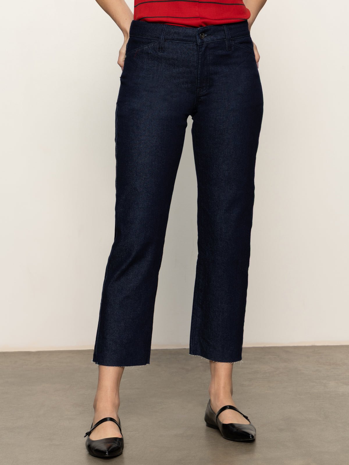 Cadence 90'S Straight Crop Jeans Plot Twist - Sanctuary Clothing